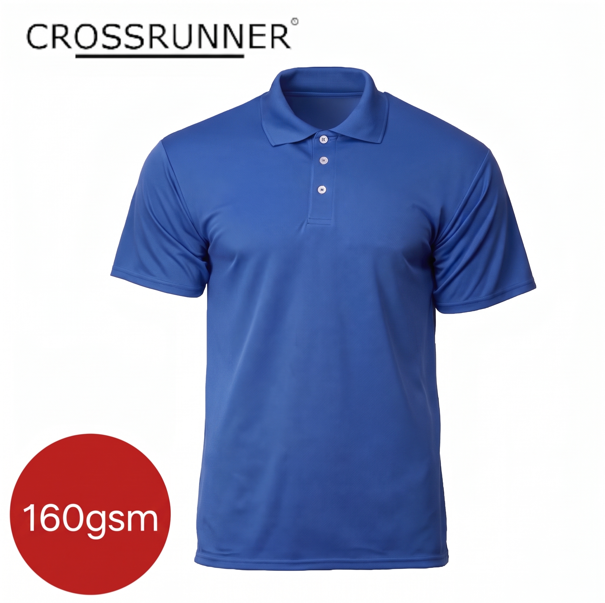 Crossrunner Dri-Fit Performance Polo - Plain Dri Fit Polo Shirt