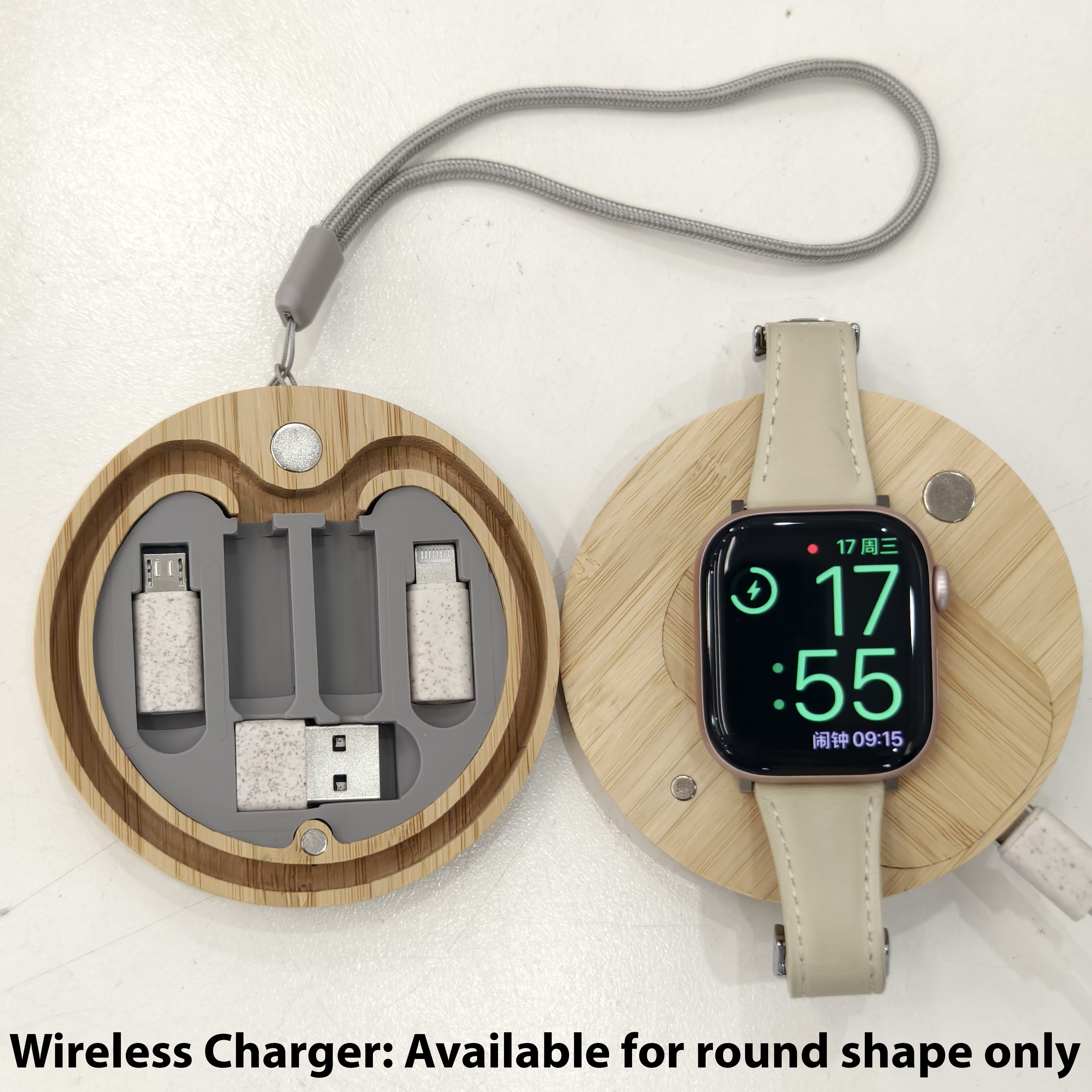 With Wireless Watch Charger