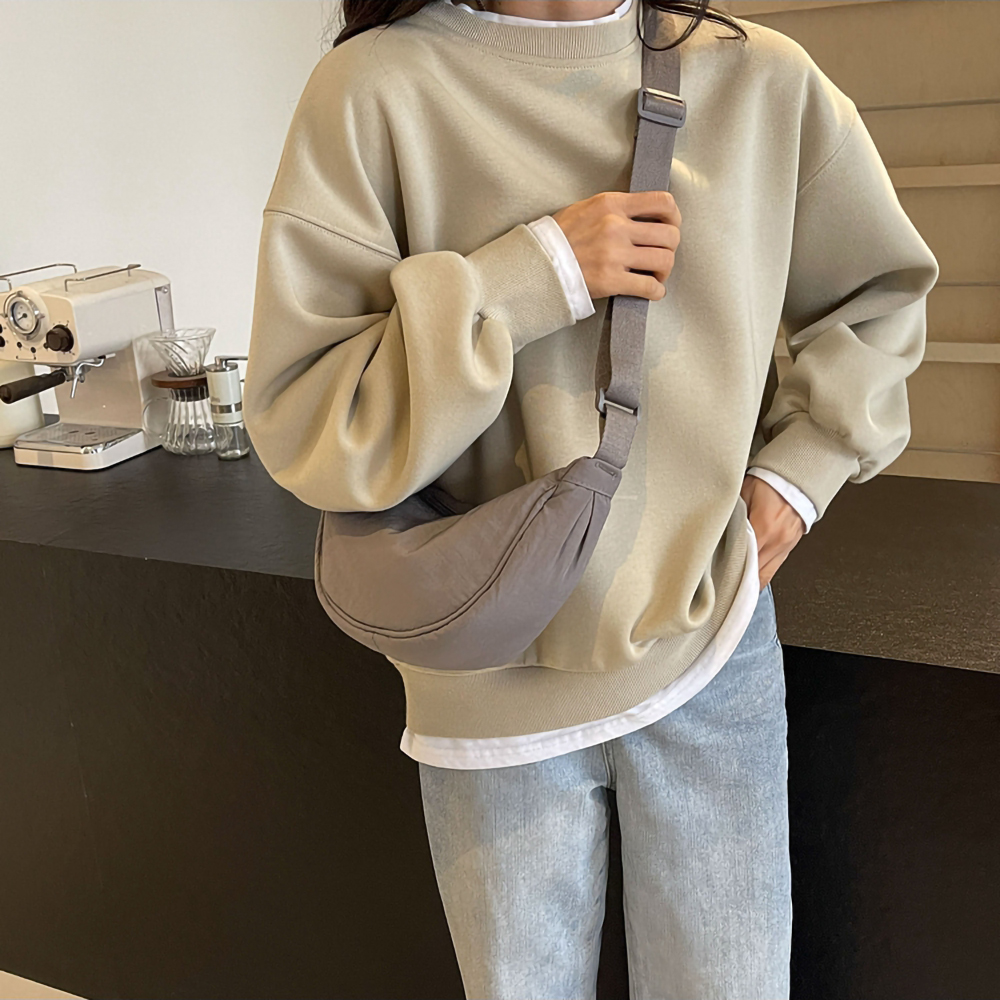 Half Moon Crossbody Sling Bag