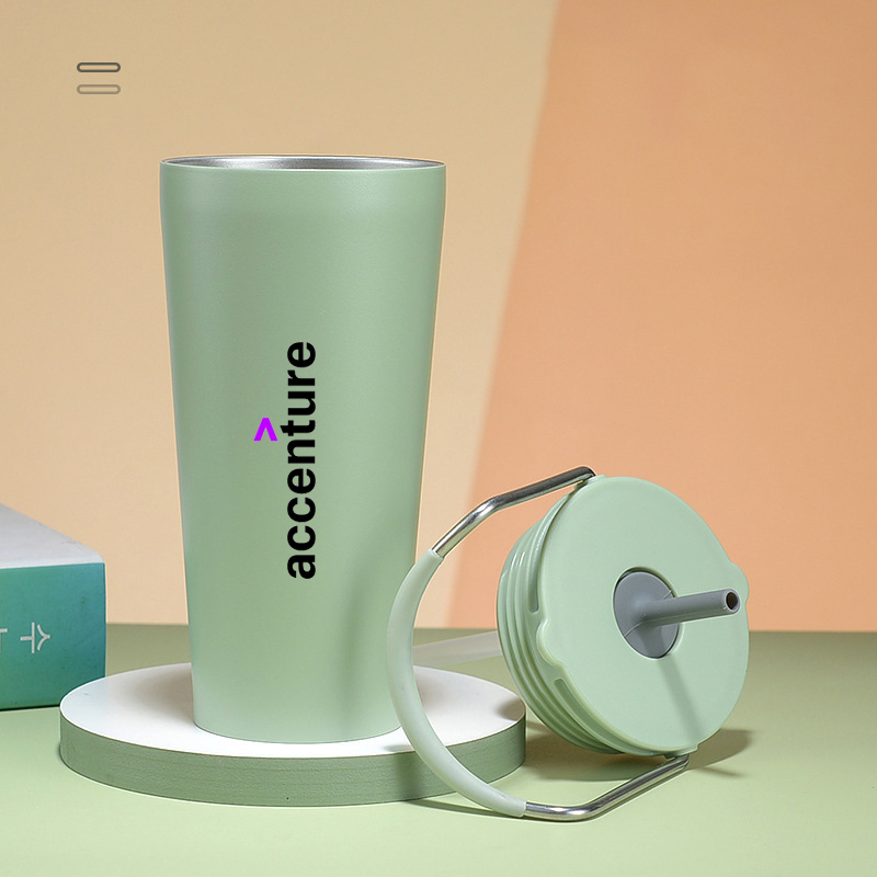 600ml Porter Stainless Steel Insulated Straw Cup