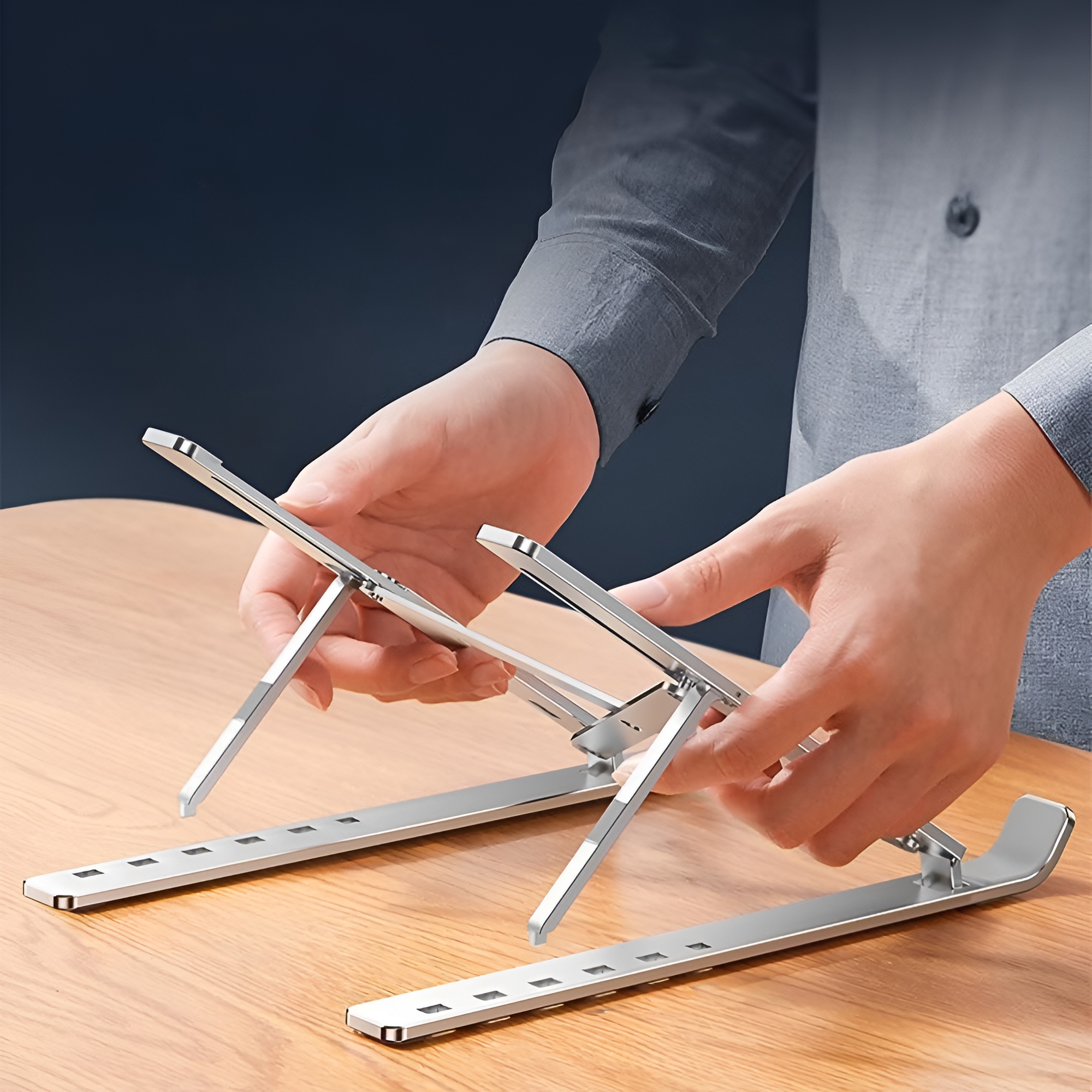 Aluminium Folding Laptop Stand