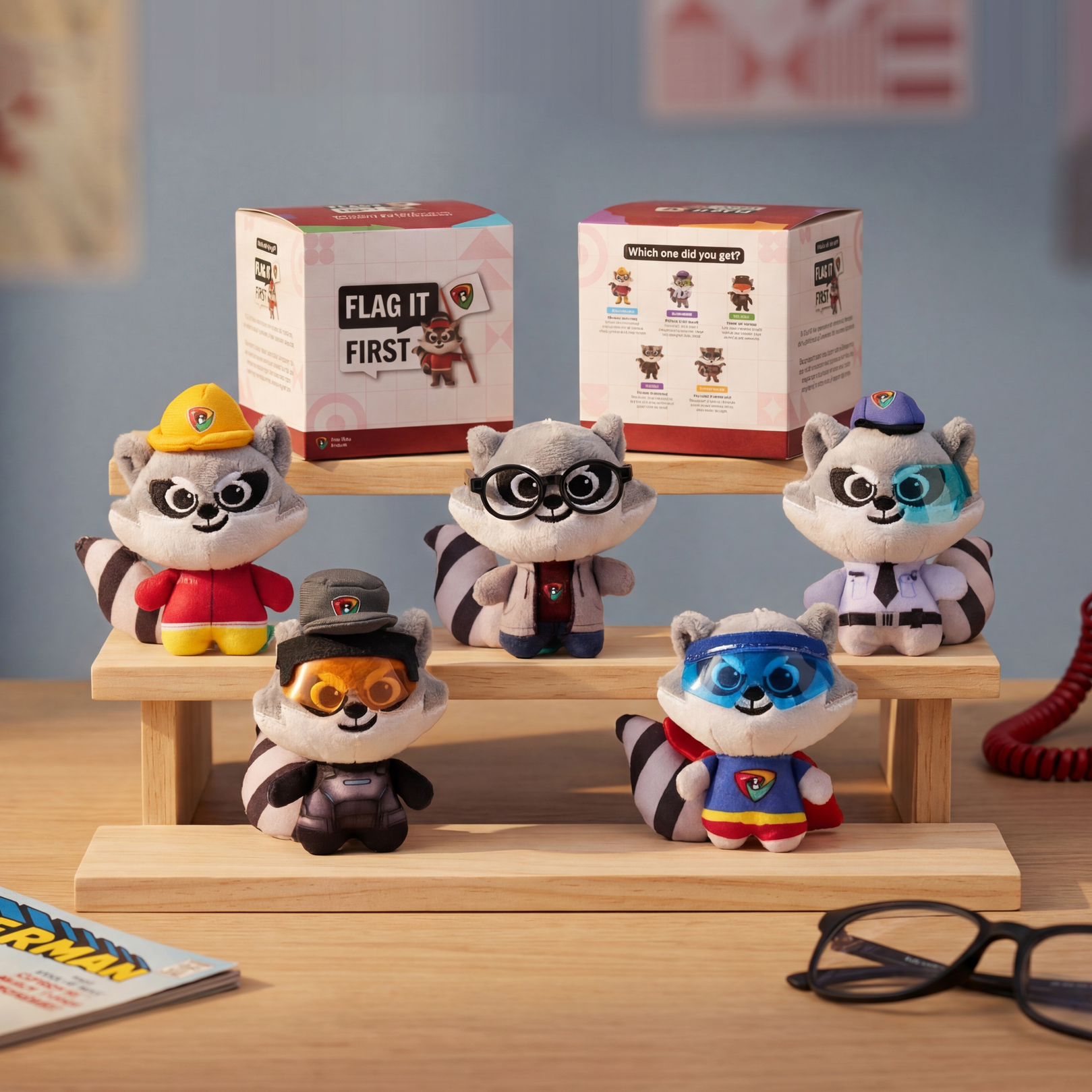 Superhero Mascot Plush Blind Boxes — customised gift