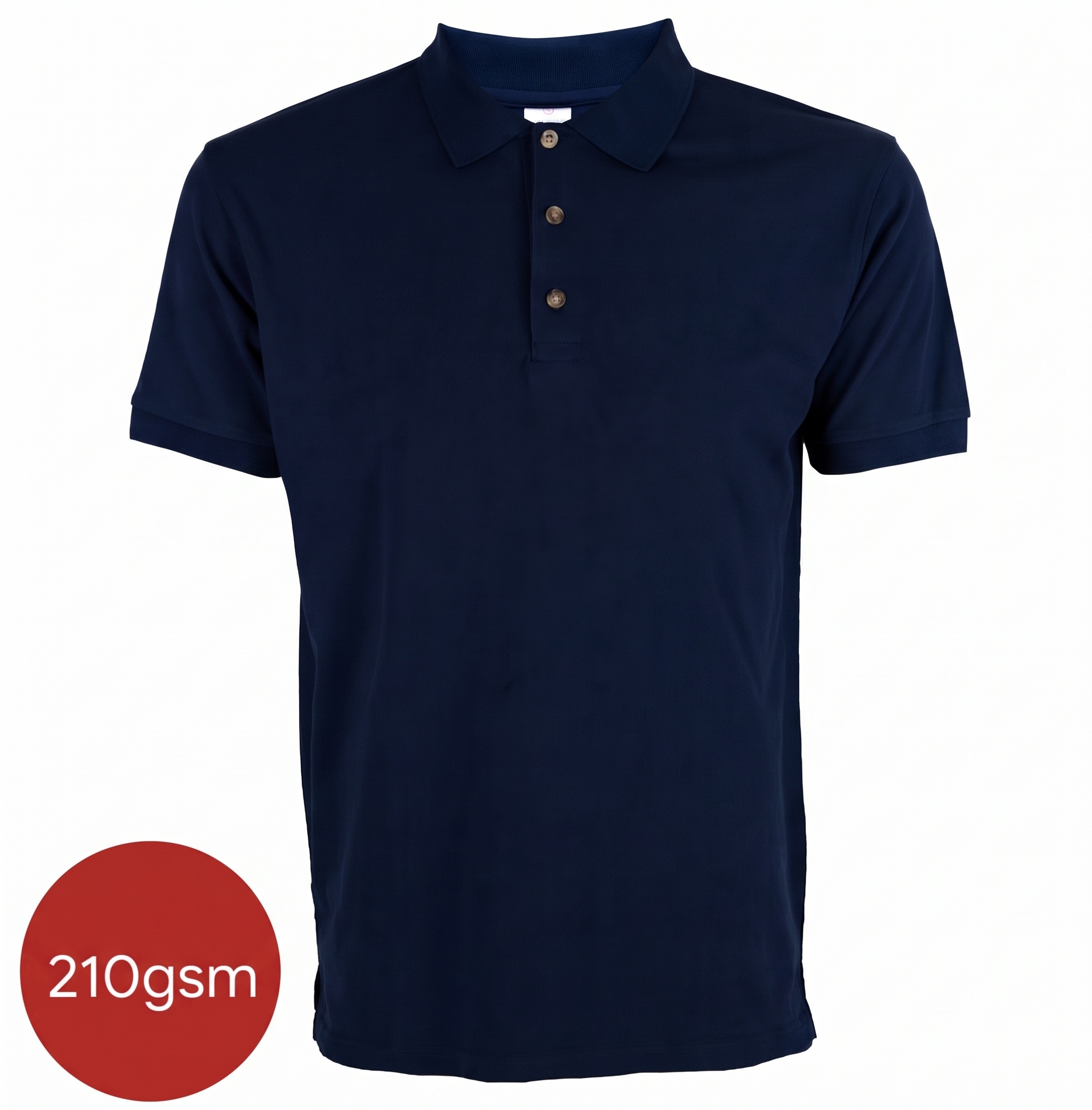 Plain Honeycomb Polo T-Shirt