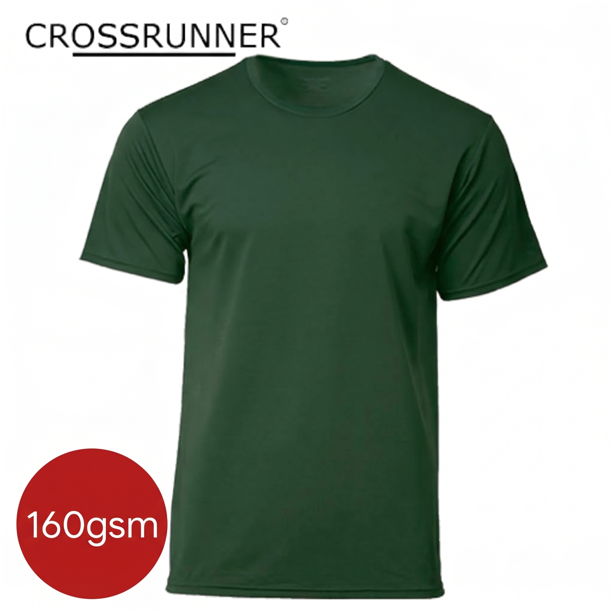 Crossrunner Dri-Fit Performance Tee - Plain Dri Fit T-Shirt