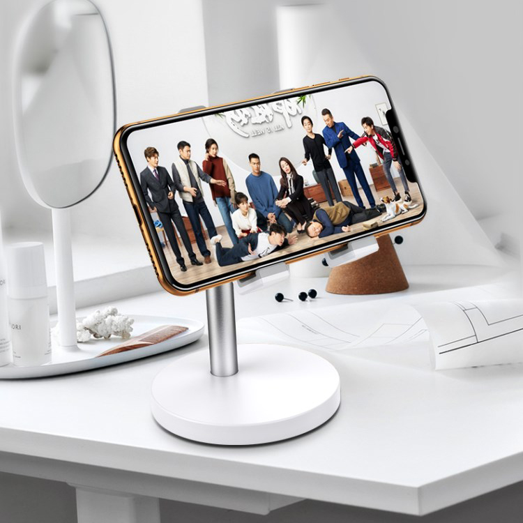 Metallic Adjustable Desktop Phone Holder