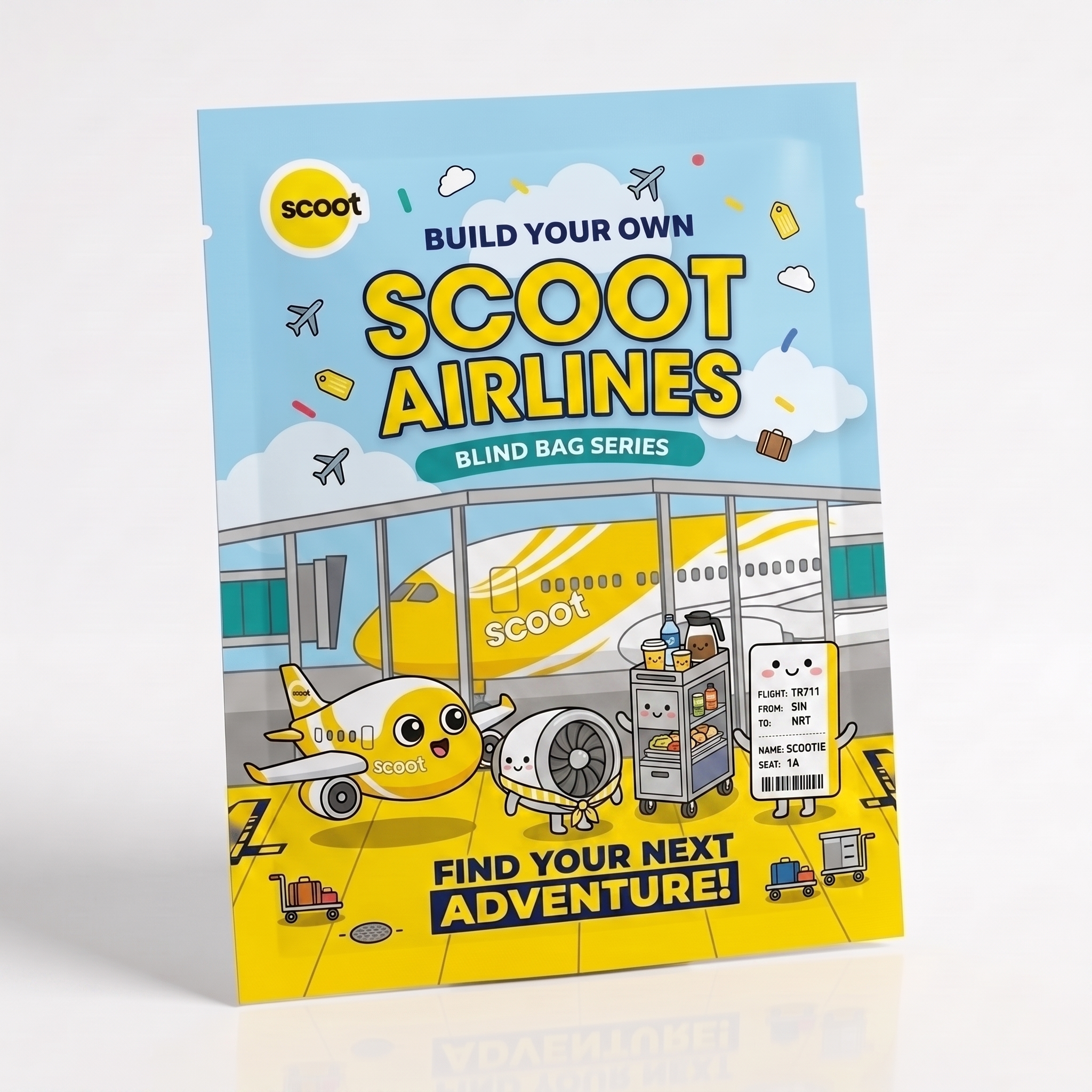Custom DIY Acrylic Display Kit - Custom Displays & Collectibles - Full Colour Printing Matt Seal Bag