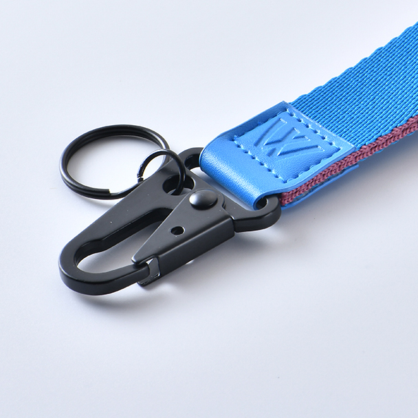 	Polyester Wristlet with Metal Carabiner
