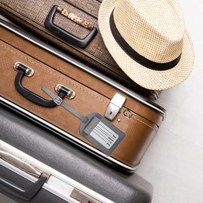 HIS PU Luggage Tag Holder