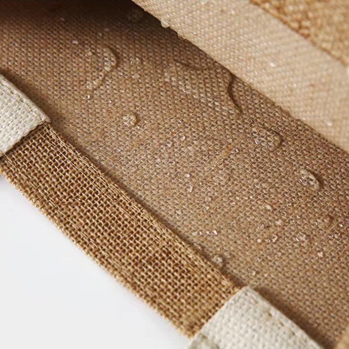 Small Canvas Jute Bag with Lamination