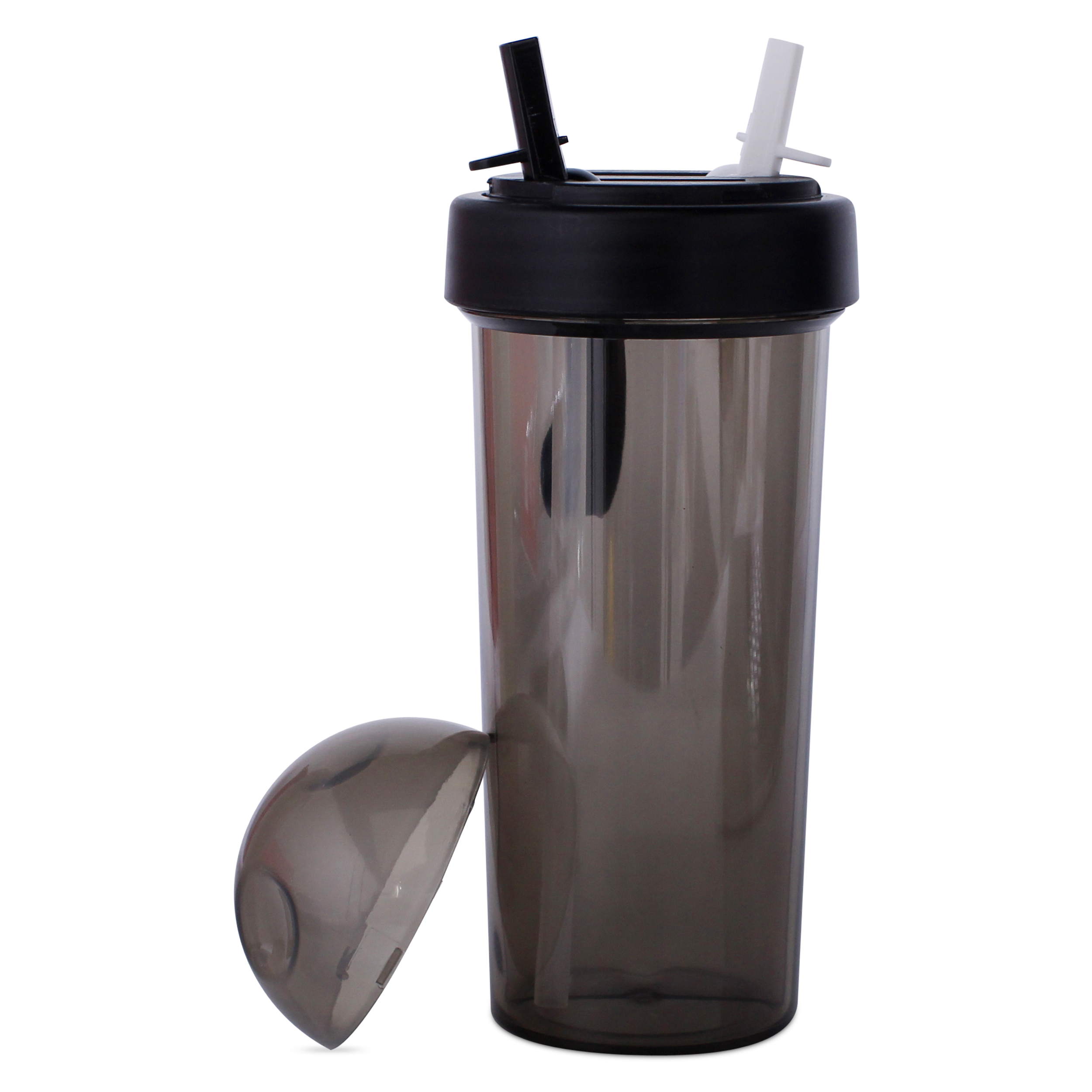 Customised Stylish 2 in 1 Drinking Tumbler with Straw (300ml/side) With ...