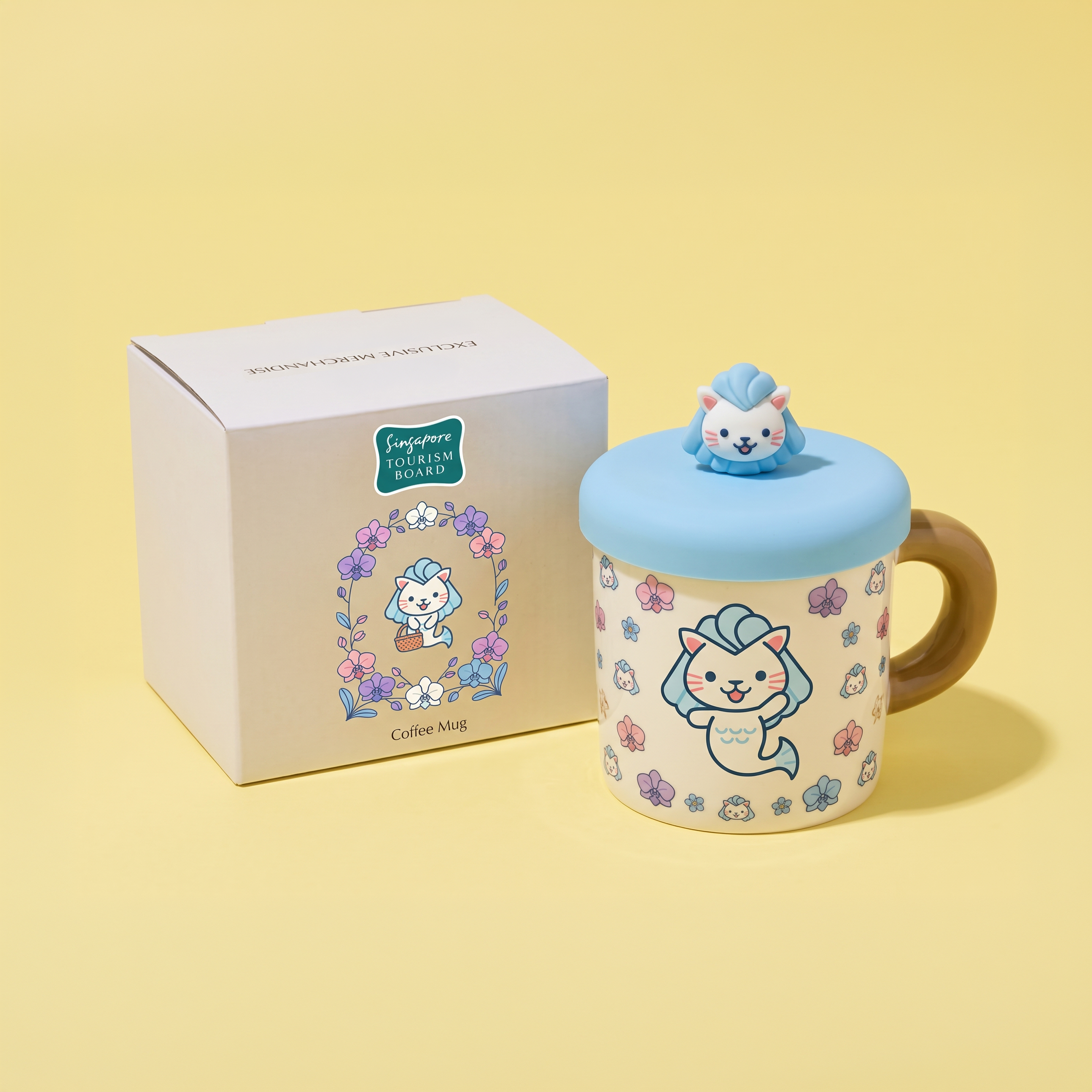 Mascot Coffee Mug With Lid — customised gift