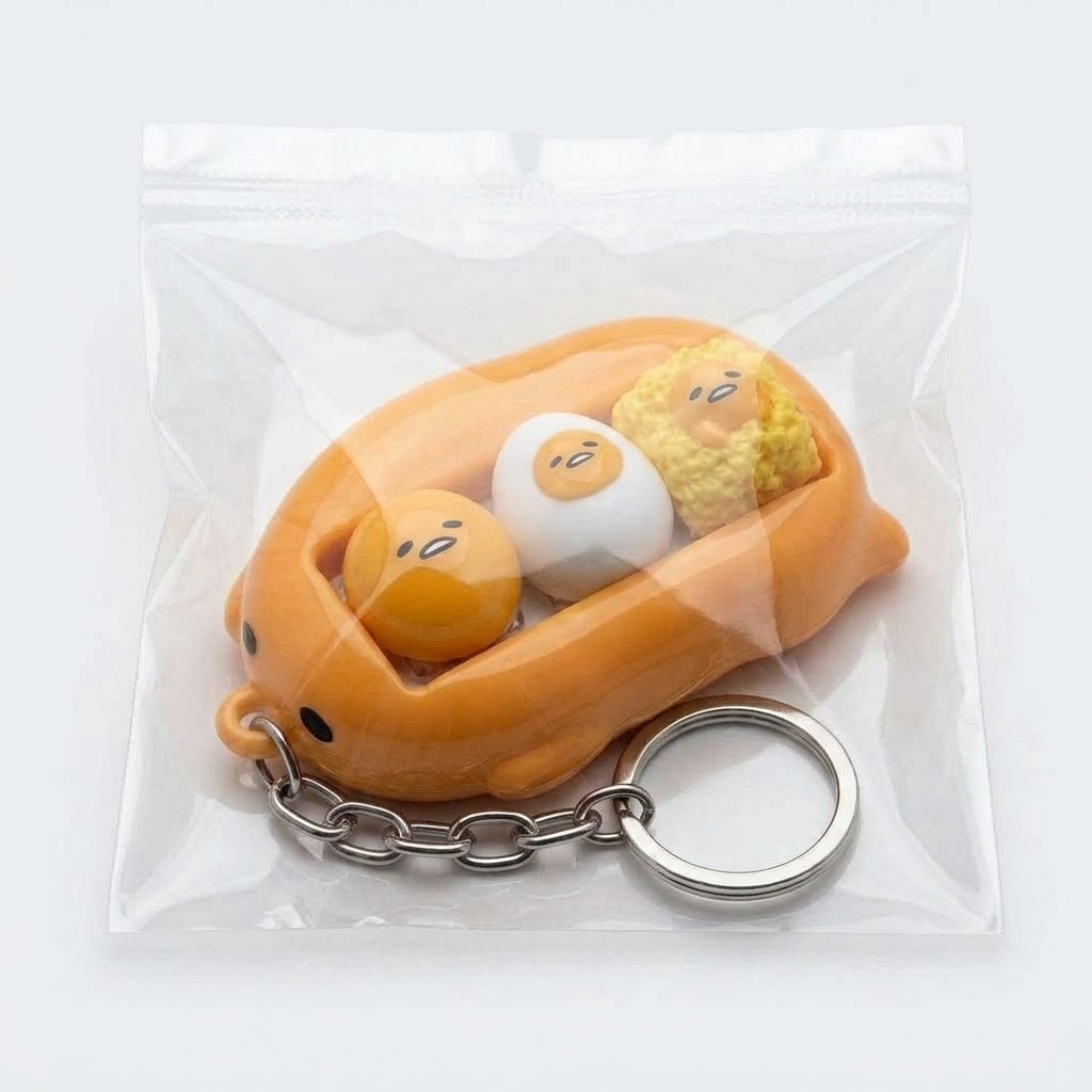 Custom PVC Fidget Keycap Clicker Keychain - Custom Keychains - Without Backing