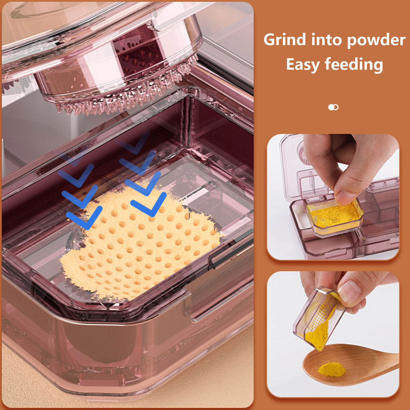 3 in 1 Multifunction Pill Box ( with Pill Cutter & Pill Crusher ) 