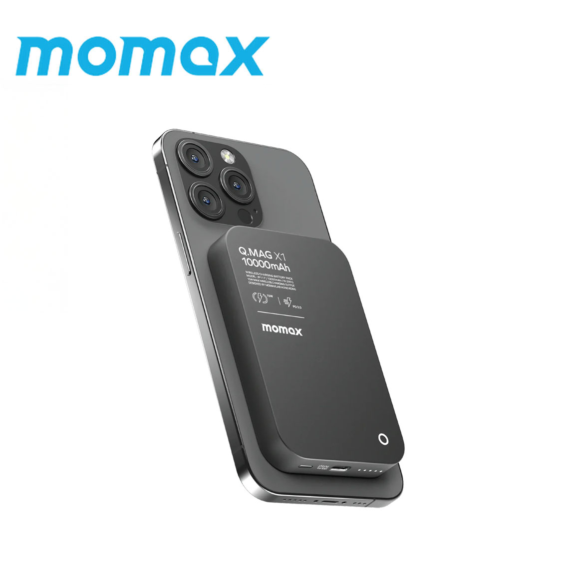 Momax  10,000mAh 15W Magnetic Wireless Powerbank 