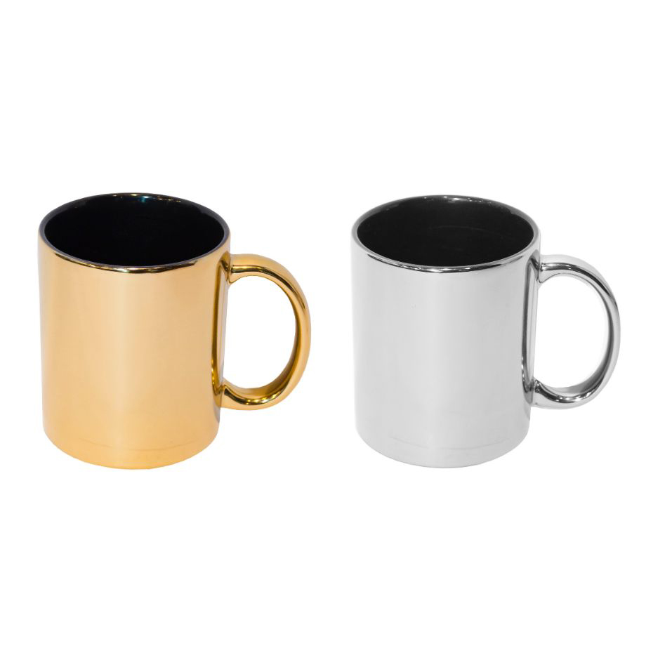 400ml Metallic Ceramic Mug 