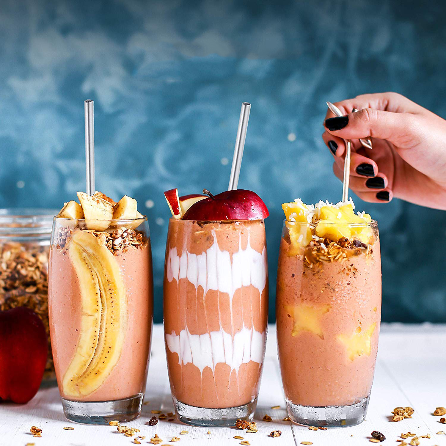 Telescopic Stainless Steel Straw Kit