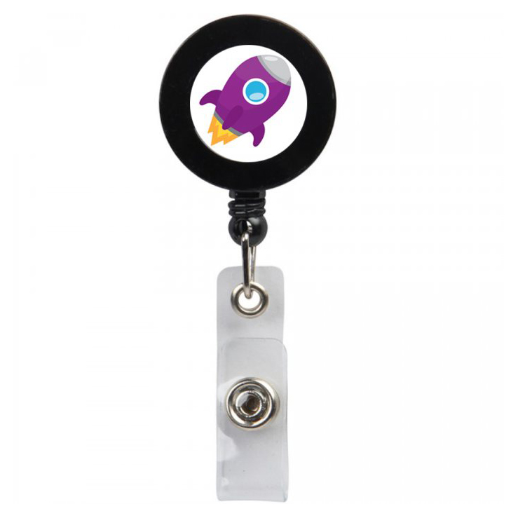Black or White Badge Reel (Full Colour Logo) 
