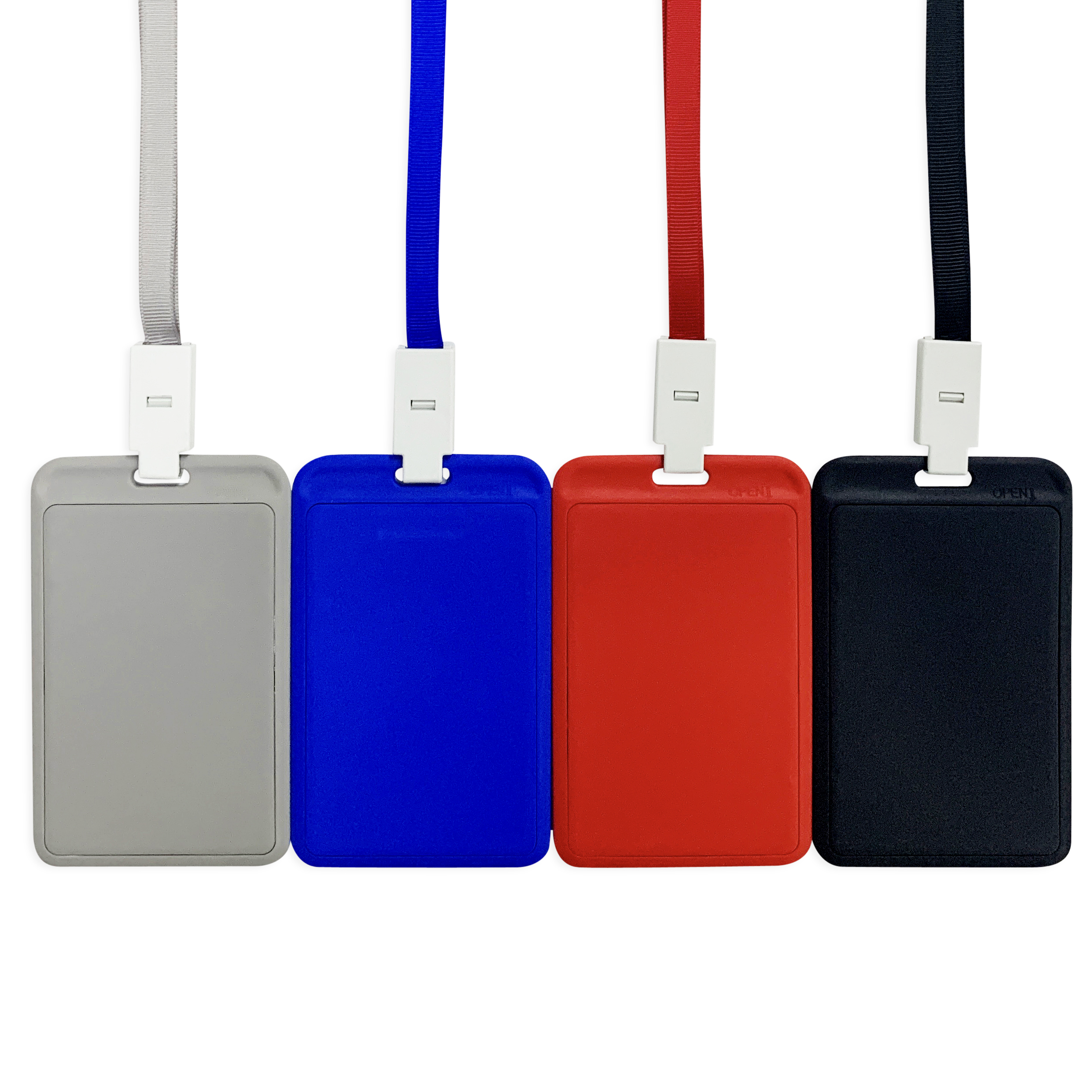 UHOO Portrait ID Card Holder with Lanyard