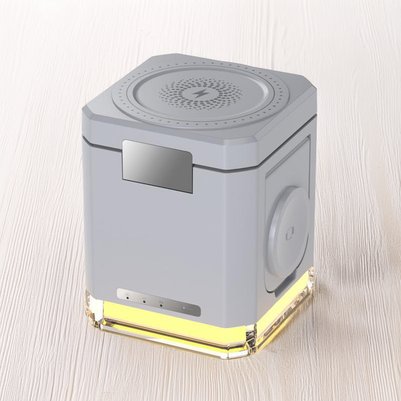 Cube 3 in 1 Wireless Charger with Nightlight