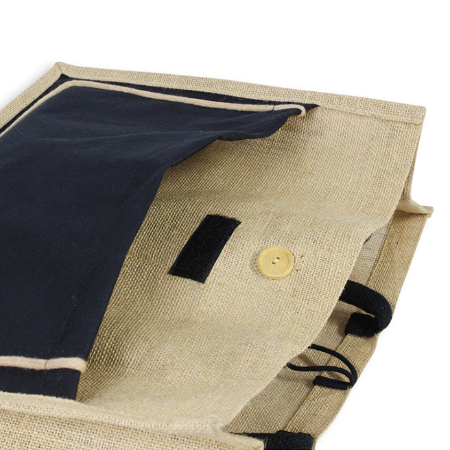Laminated Jute Tote Bag 