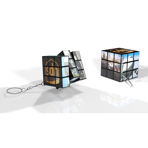 Promotional Rubik Cube Keychain