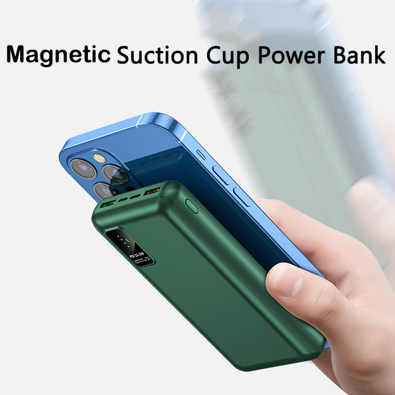 10,000mah Anti-Slip Suction Powerbank with Type-C