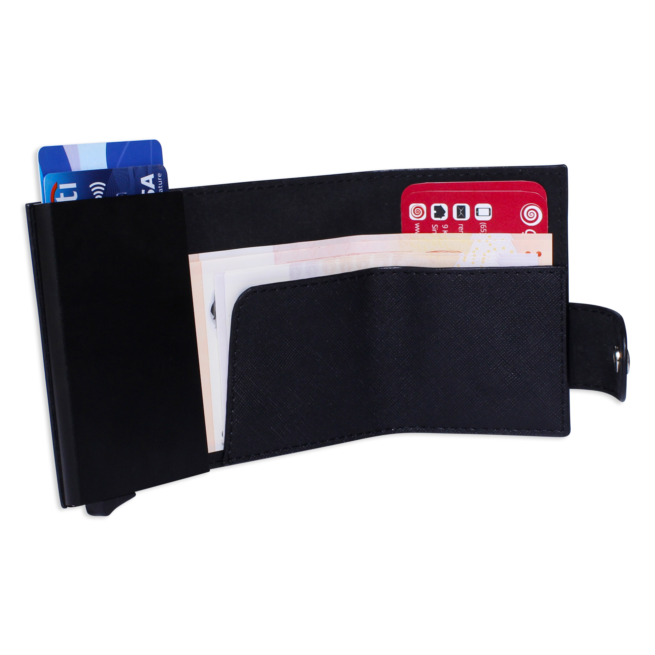 RFID Cardholder with Leather Wallet