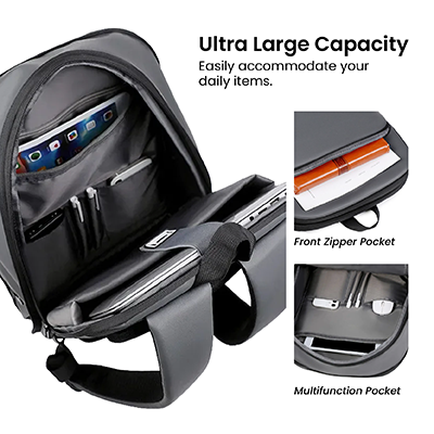 15.6'' SLIM Expandable Laptop Backpack