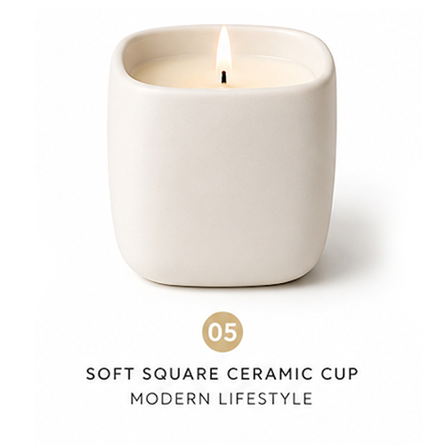 Soft Square Ceramic Cup