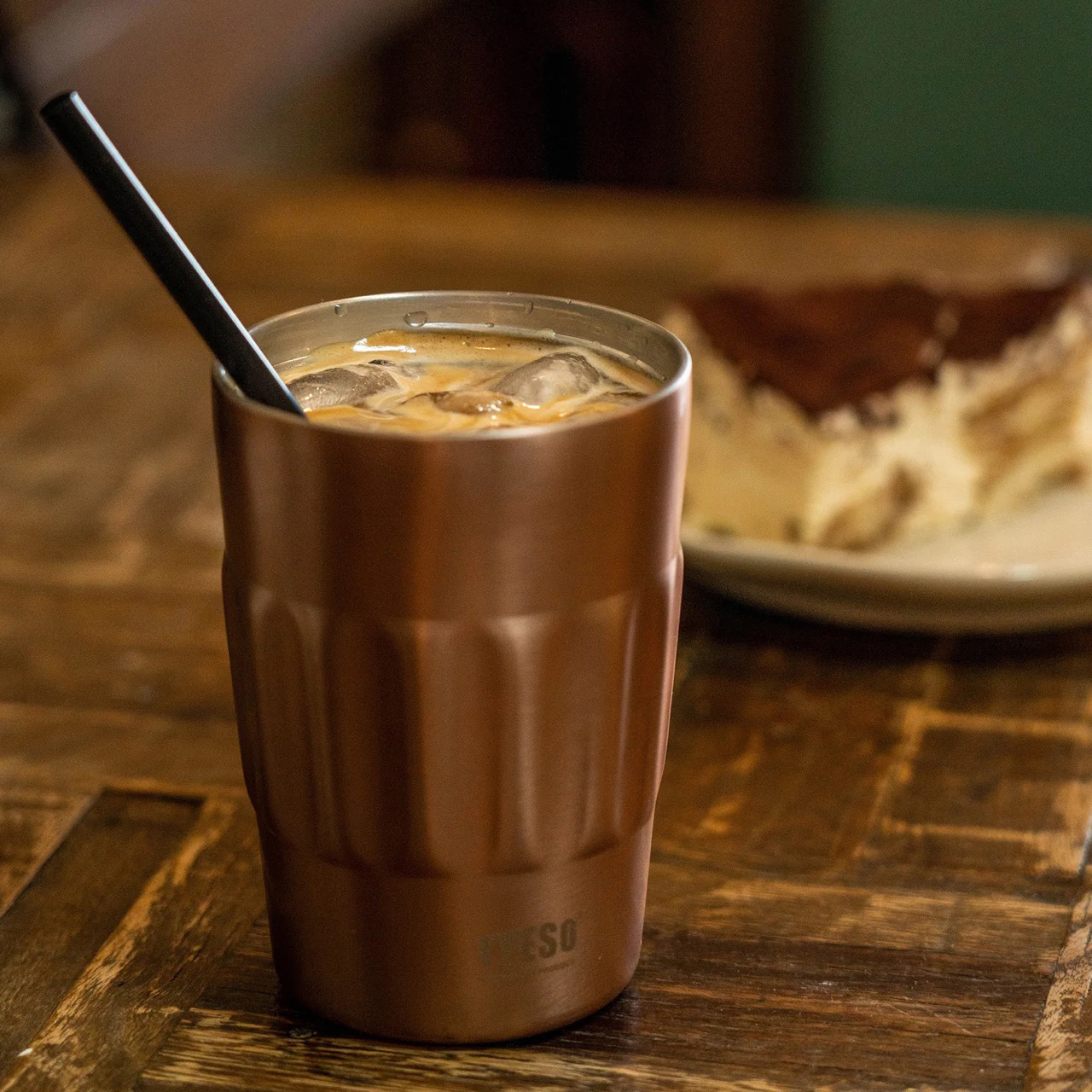 Tyeso 400ml Gleam Insulated Coffee Mug 