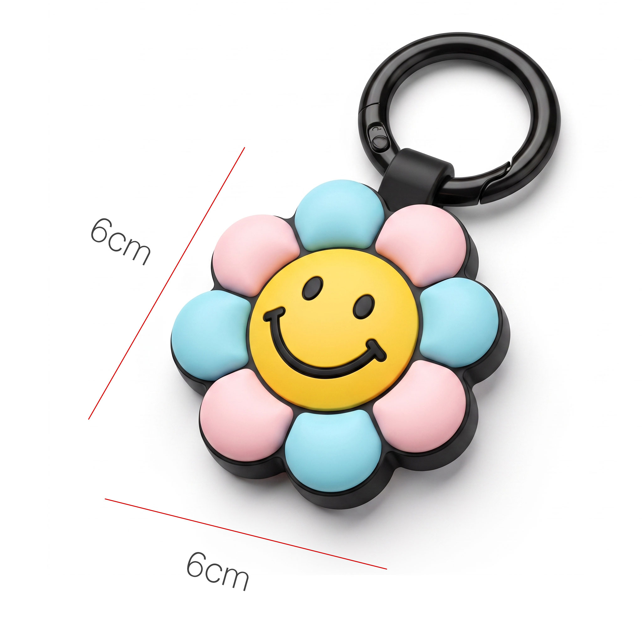 PVC Tracker Protective Cover Keychain - Custom Keychains - Within 6cm x 6cm