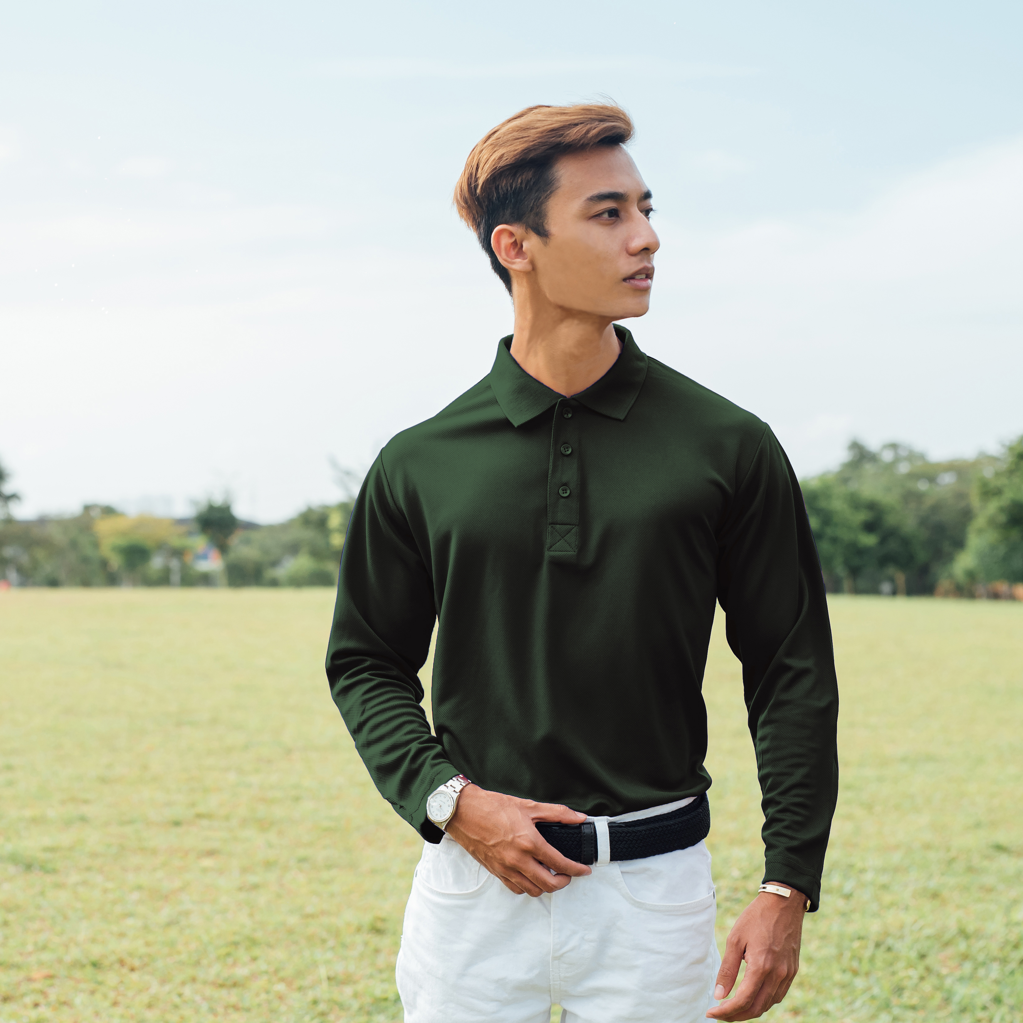 Ultifresh Anti-Odor Dri Fit Long Sleeve Polo