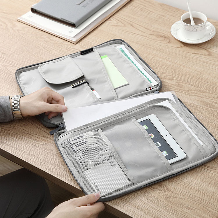 Multi-Compartment Document Bag