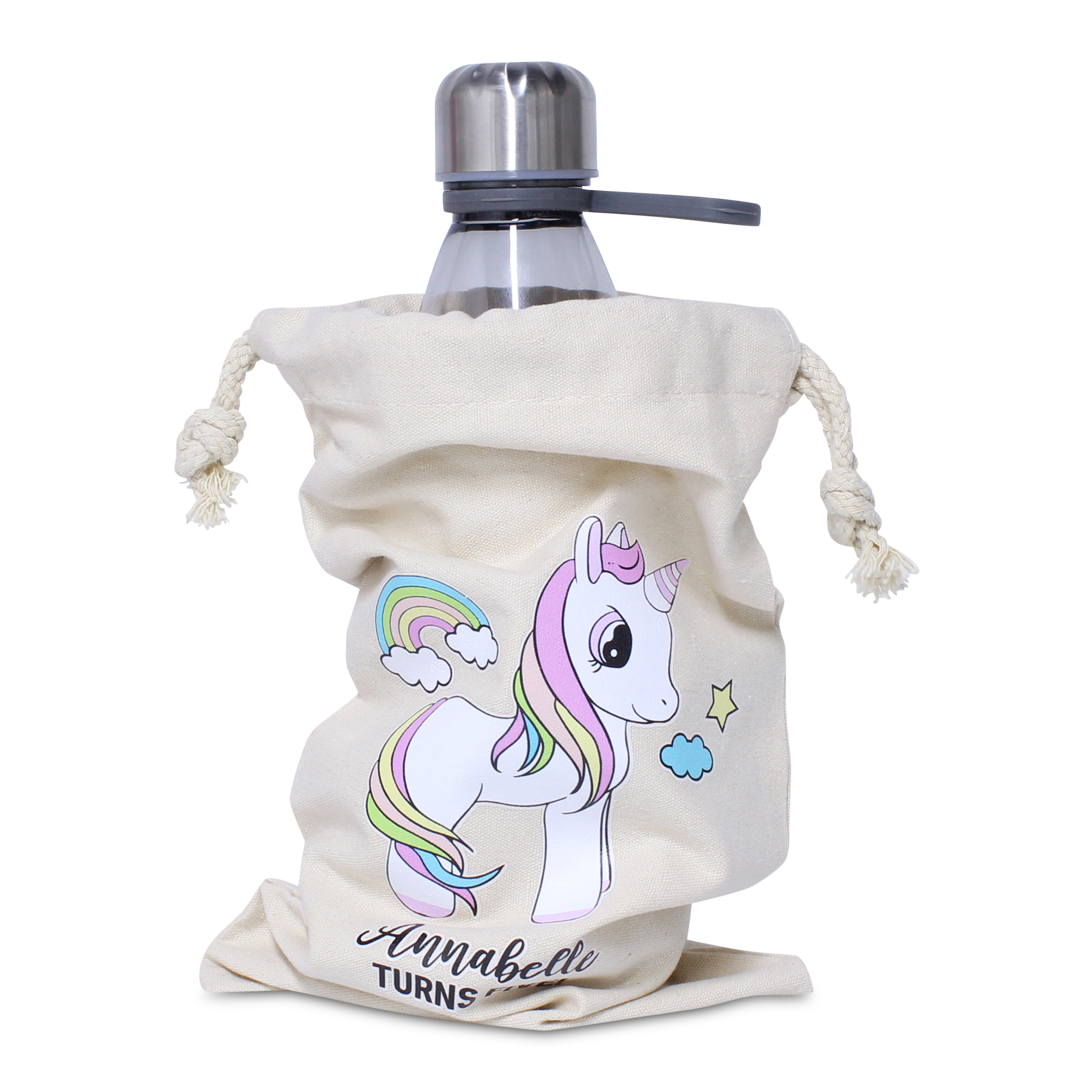 Canvas Drawstring Pouch (Fits A5)