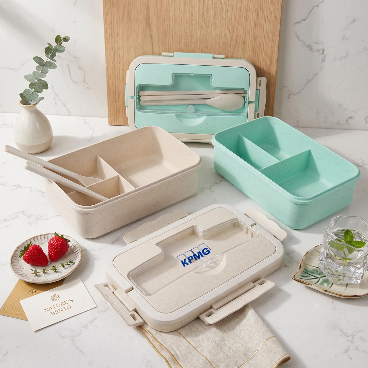 Wheat Straw Bento Lunch Box - Lunch Box & Food Containers