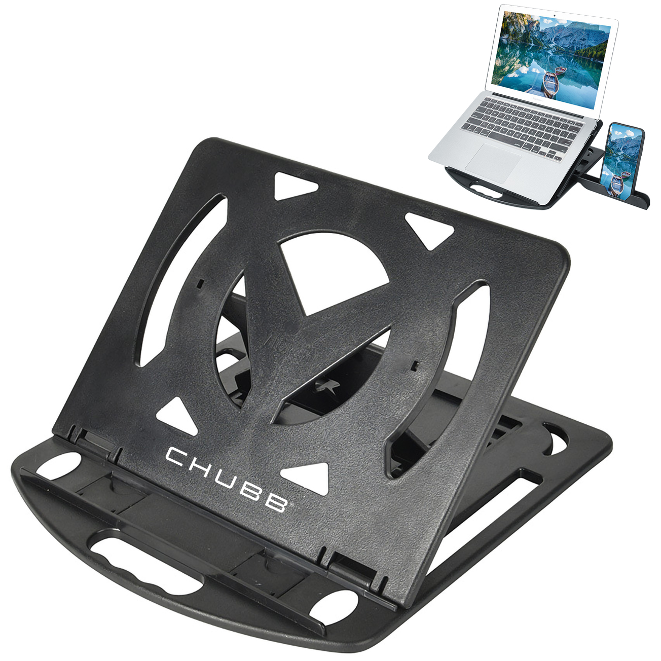 Nottable Laptop Stand with Phone Holder