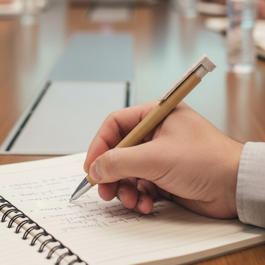 Bamboo & Wheat Straw Ballpoint Pen 