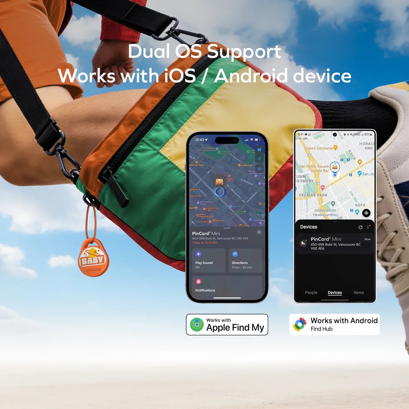 Momax  Pinpop² X Rechargeable Find My Locator