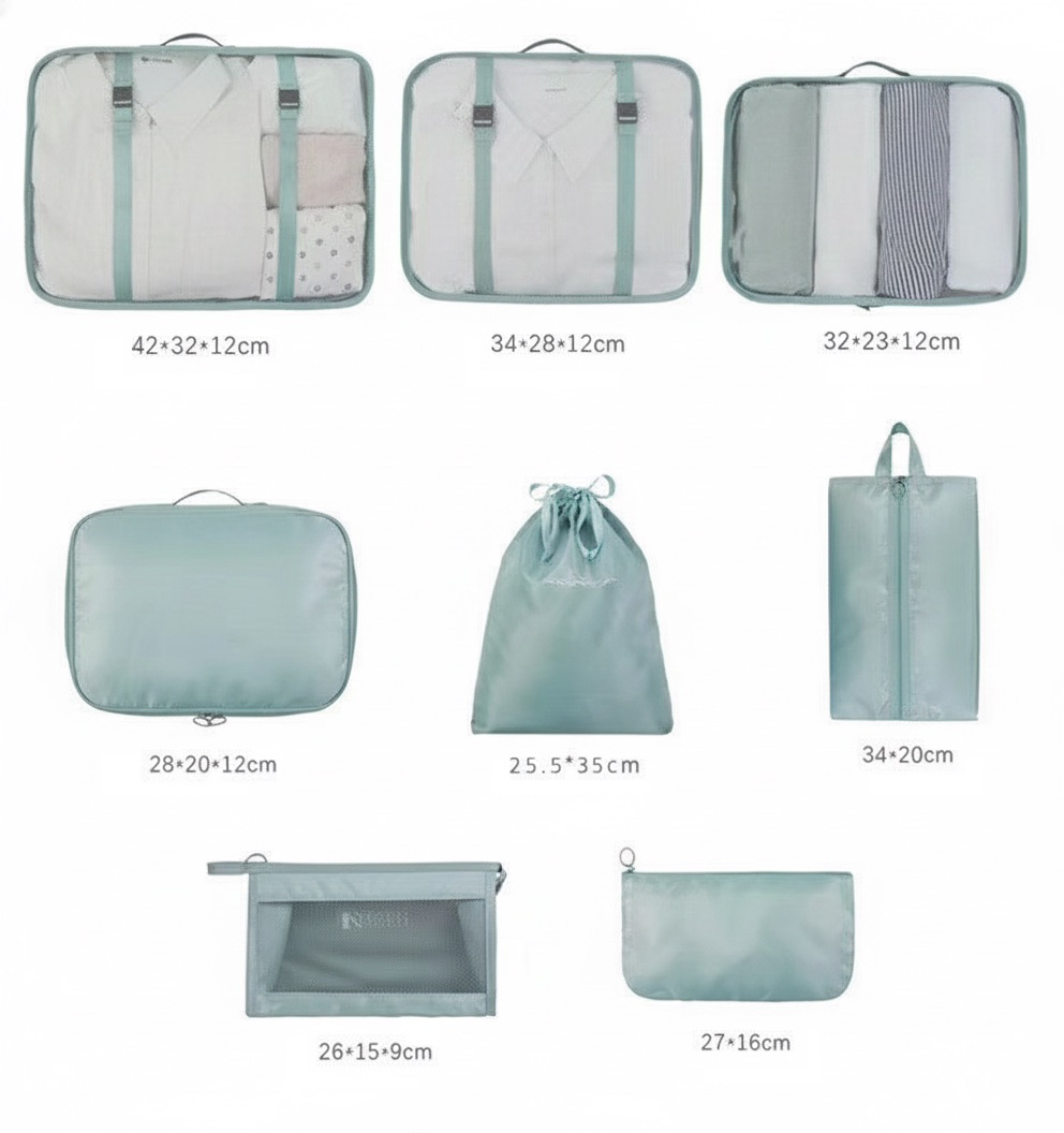 Voyage 8 in 1 Travel Luggage Organiser