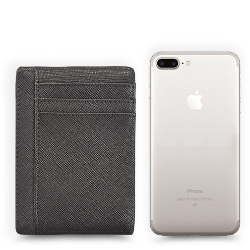 Saffiano PU Vertical Cardholder