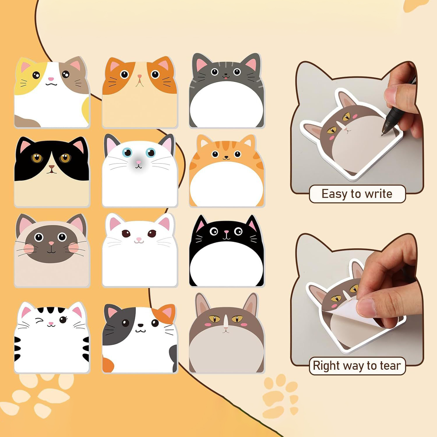 Customisable Shape Sticky Notes