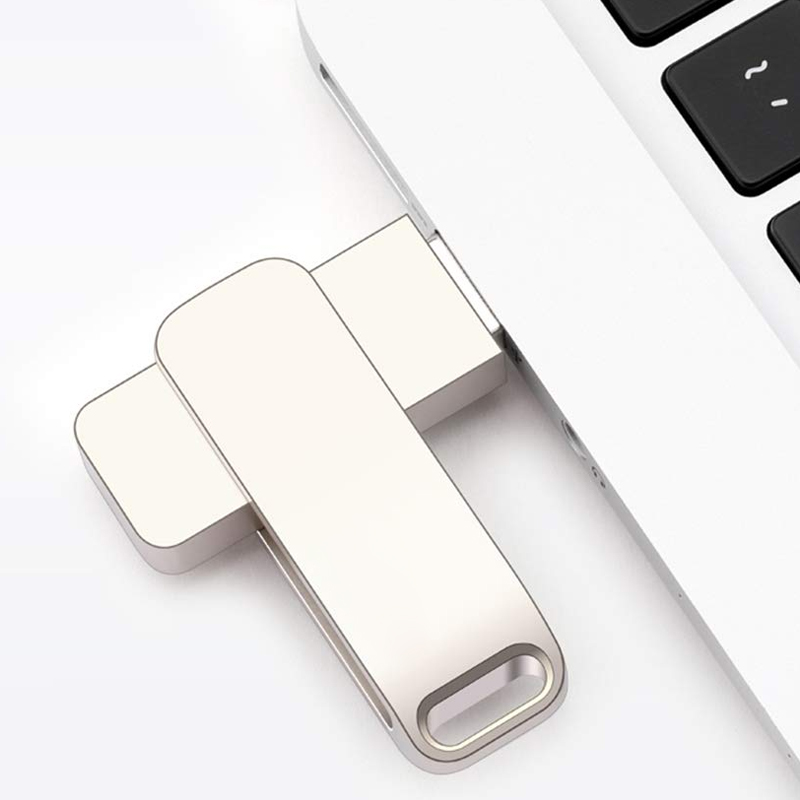 Flipper Metallic USB Thumb Drive