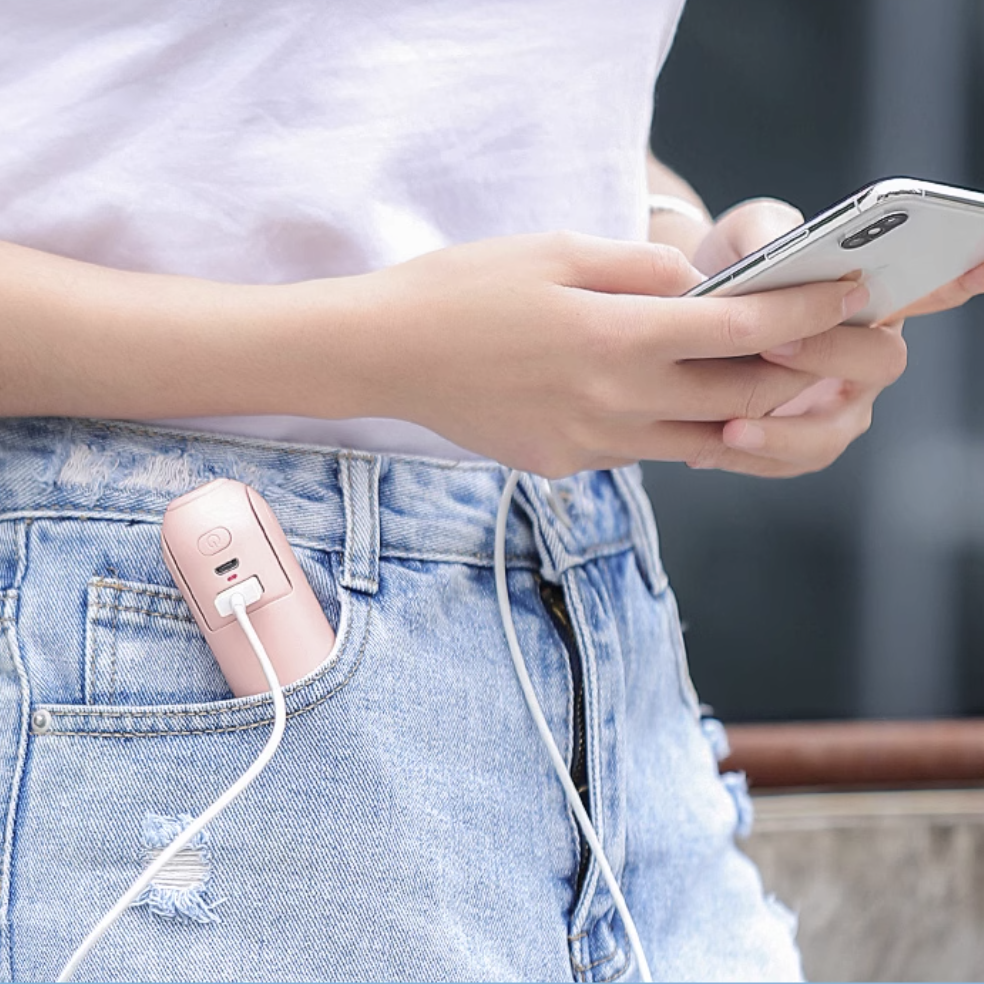 Multifunction Pocket Fan with Powerbank ( 2000mAh) 