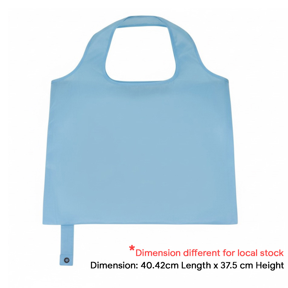 Foldable Polyester Tote Bag (With Button Closure)