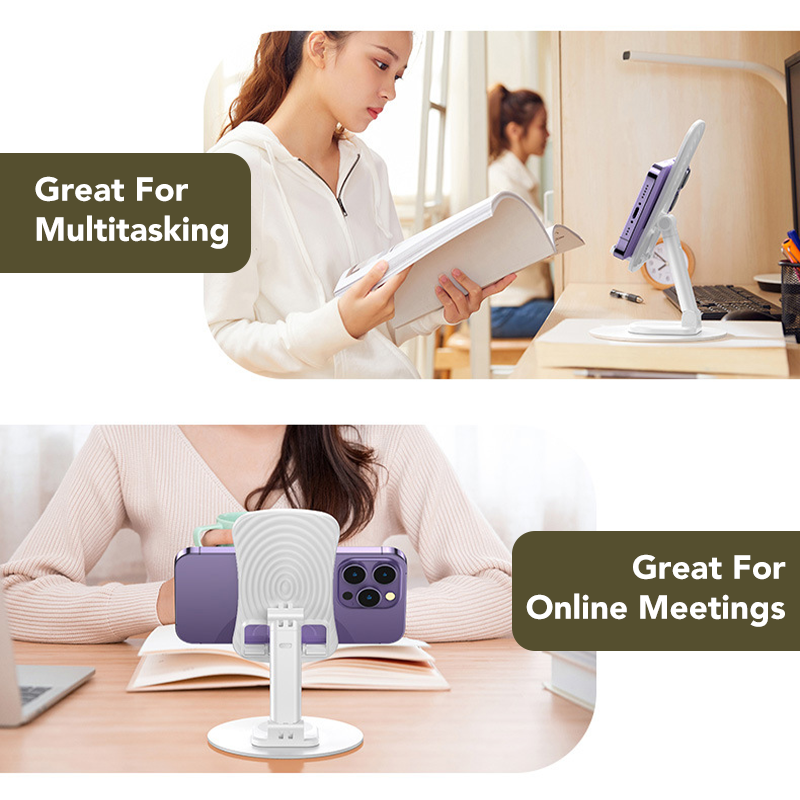  Foldable - Multi View 360° Rotatable Mobile & Tablet Holder