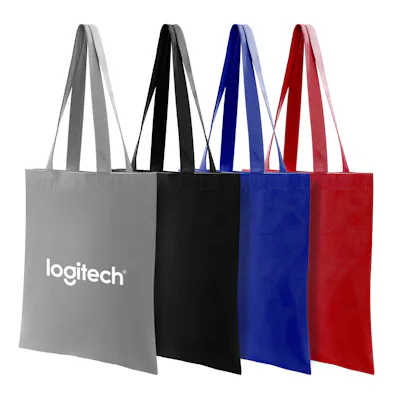 A4 Coloured Canvas Tote Bag