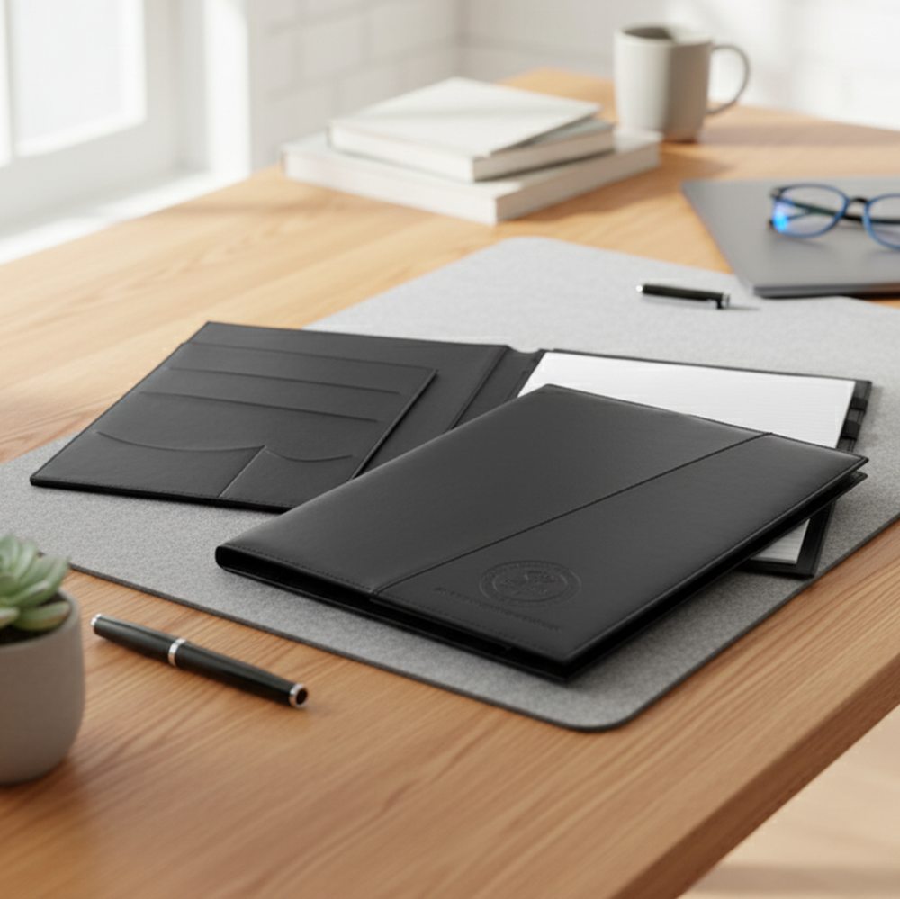 Classic A4 Leather Conference Folder