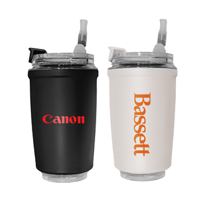 380ml MOFI Stainless Steel Tumbler with Straw