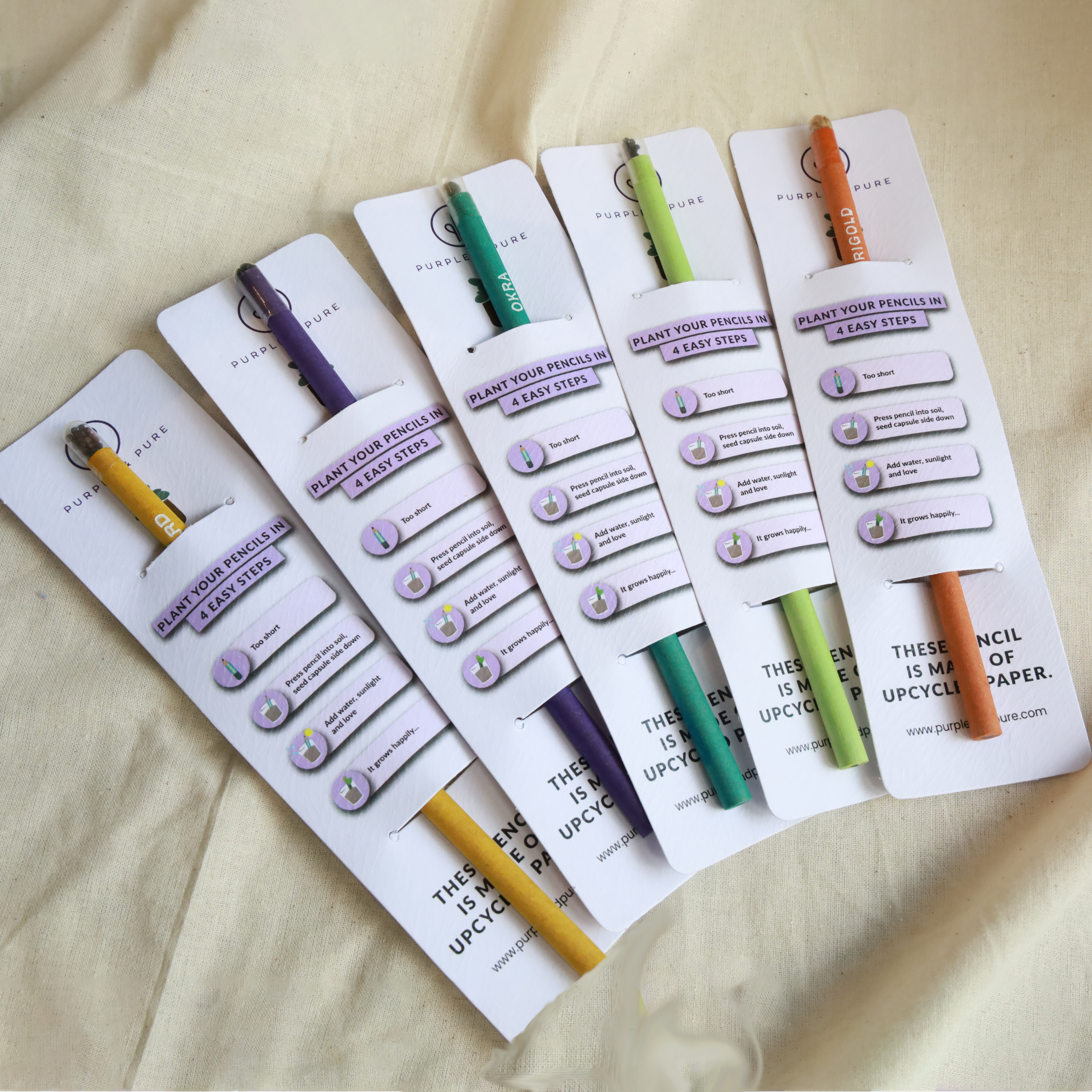 Plantable Pencil ( Single Pencil with Leaflet ) 