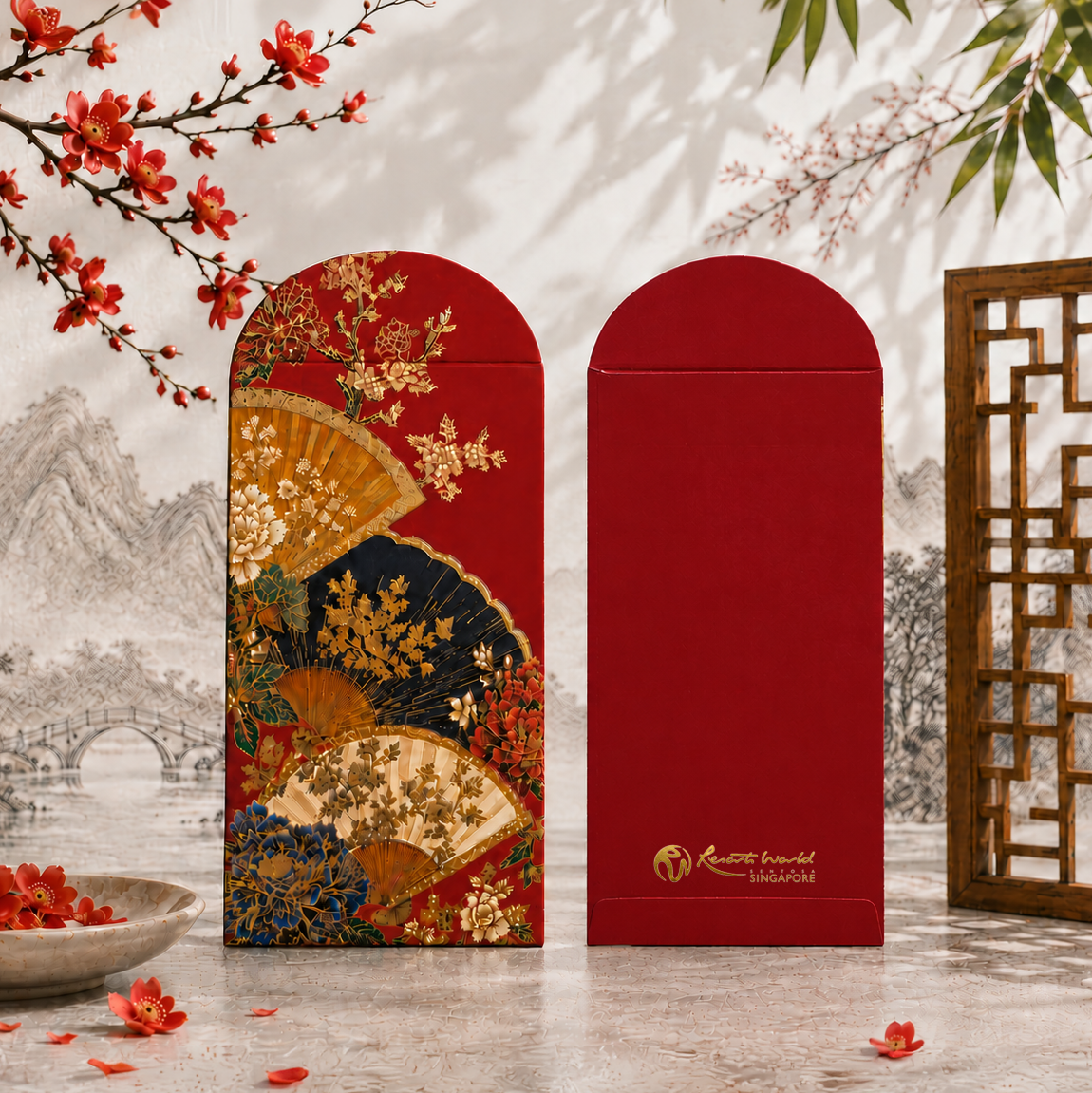 Prosperity Fans Red Packet - Red Packet (Ang Bao)